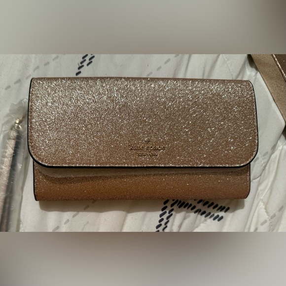 Kate Spade Glitter Clutch - Gold - Picture 4 of 12